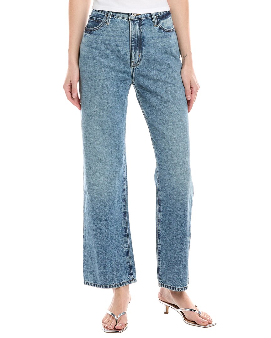 

FRAME Denim Le Jane Seattle Джинсы прямого кроя с высокой талией и щиколоткой Frame Denim, синий