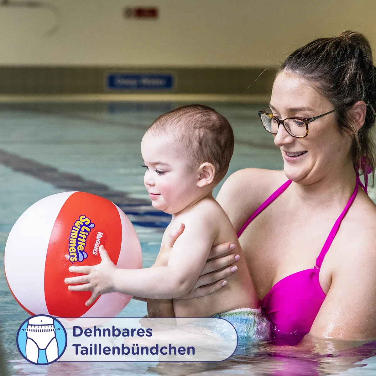 Подгузники для плавания, одноразовые, Huggies Little Swimmers, белый — фото 4