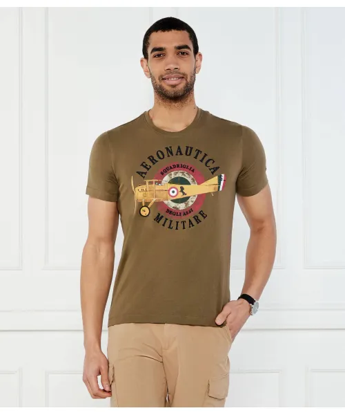 

Футболка Regular fit Aeronautica Militare, зеленый
