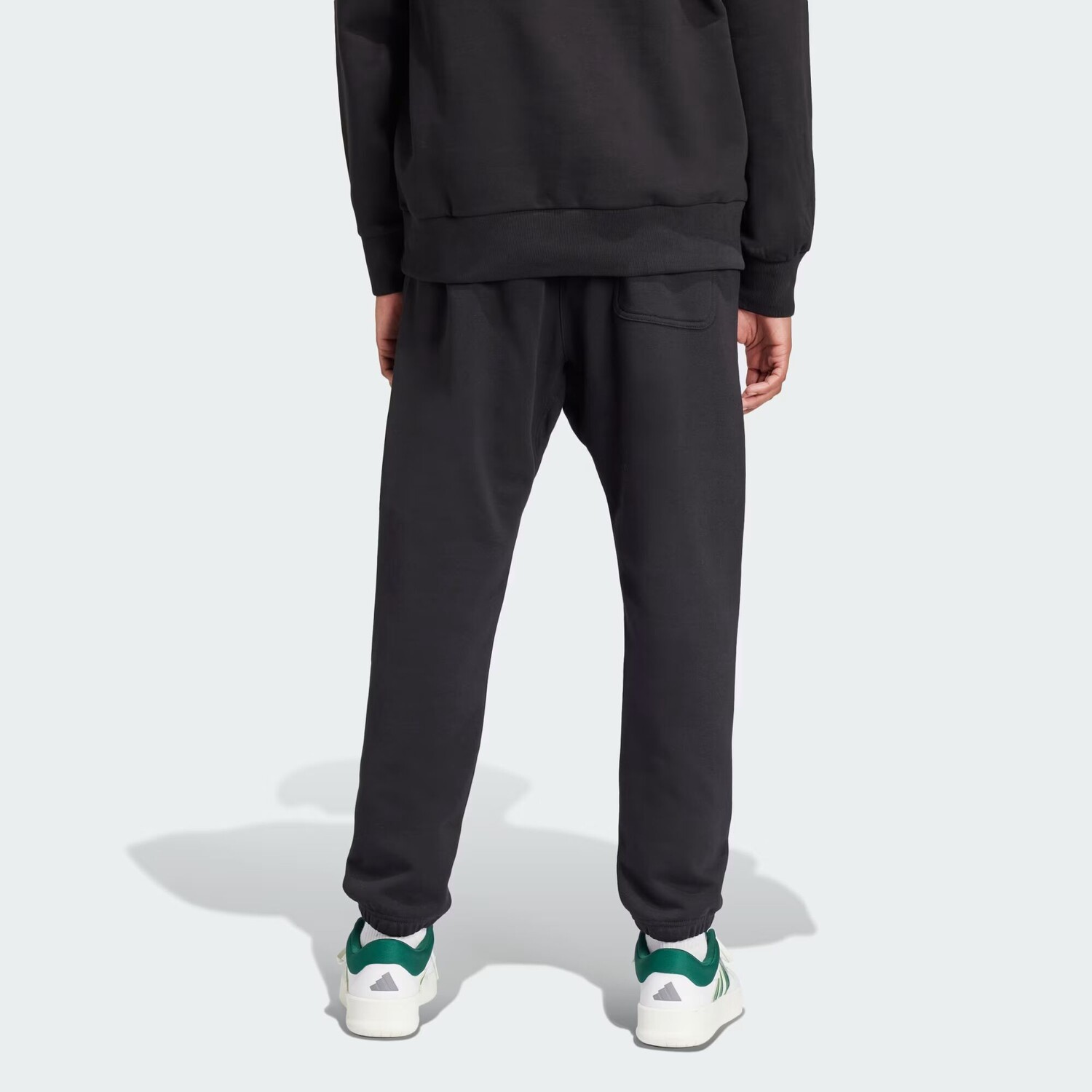 ALL SZN Флисовые зауженные брюки стандартного размера Adidas, цвет Black — фото 2