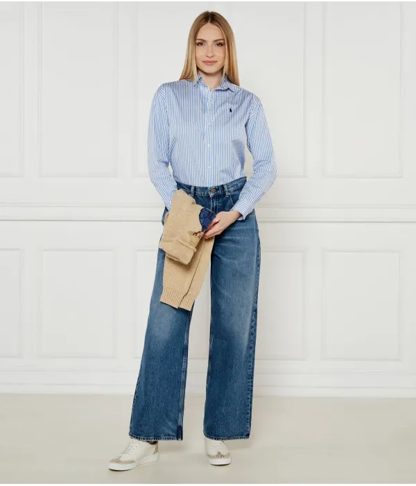 Рубашка Relaxed fit Polo Ralph Lauren, синий — фото 2
