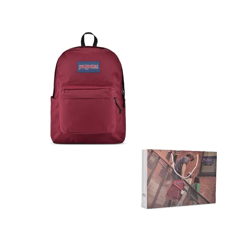 

JanSport Полиэстеровый рюкзак Unisex Dark Burgundy