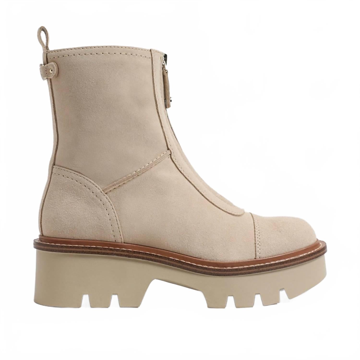 Женские осенние ботильоны Cooper в бежевом цвете Sam Edelman — фото 2