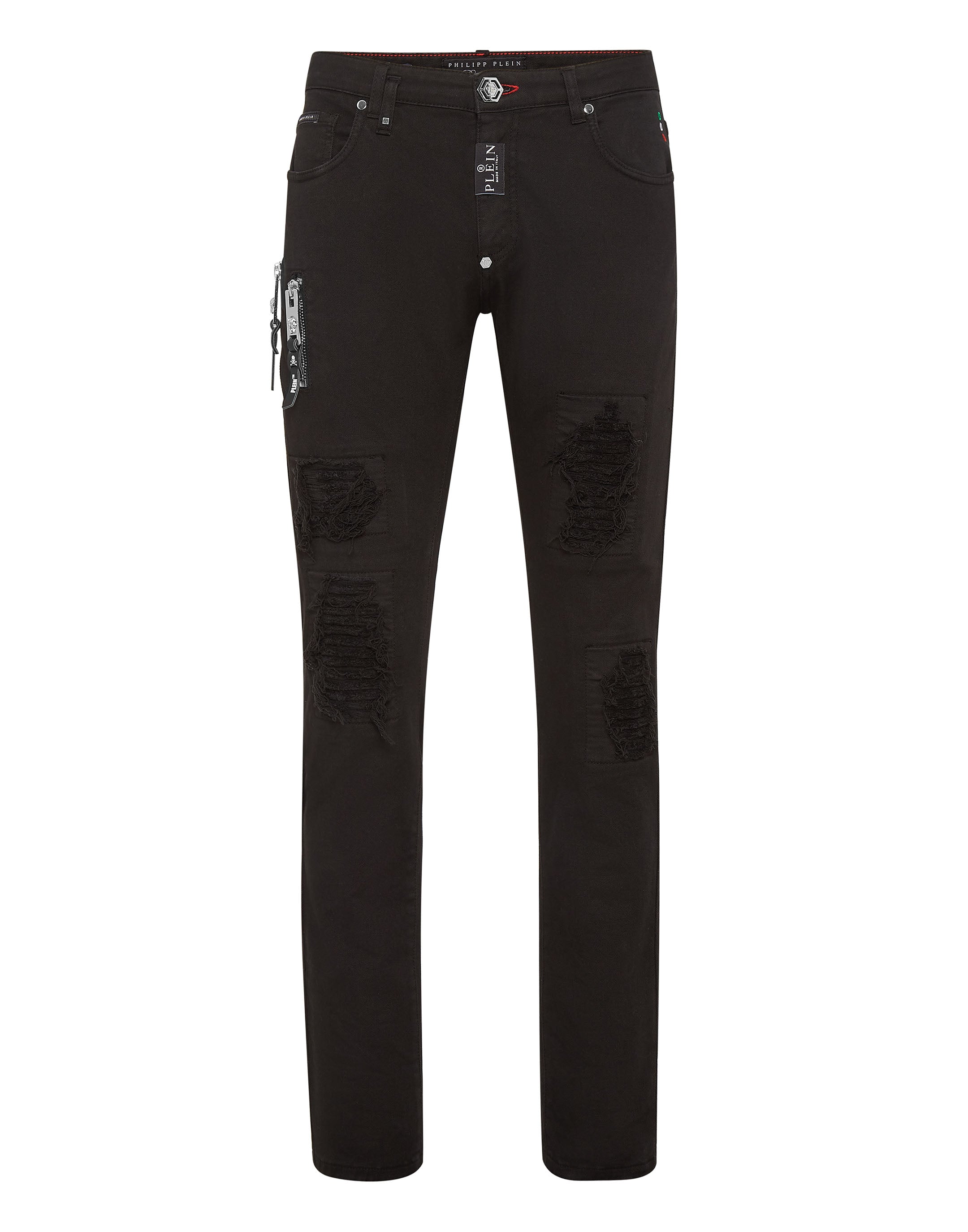 

Джинсовые брюки Rock Star PHILIPP PLEIN, цвет black rain