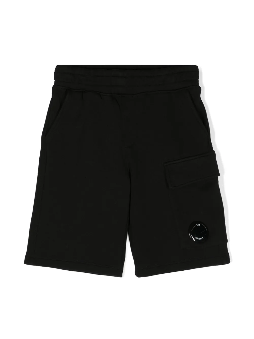 

Спортивные шорты с декором Lens C.P. Company Kids, черный