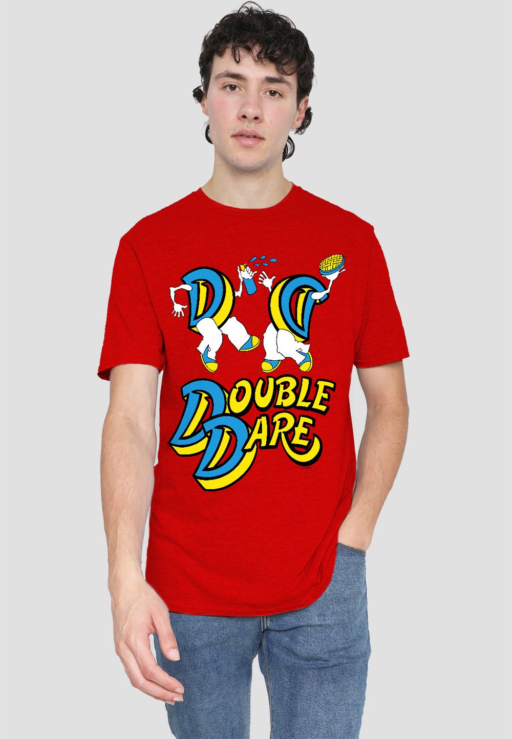 

Футболка с принтом DOUBLE DARE VINTAGE DOUBLE DARE LOGO Cotton Soul, красный