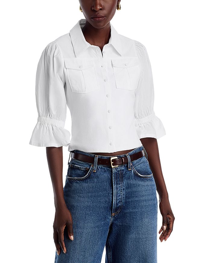 

Лирика Топ Slim Fit Cinq à Sept, белый
