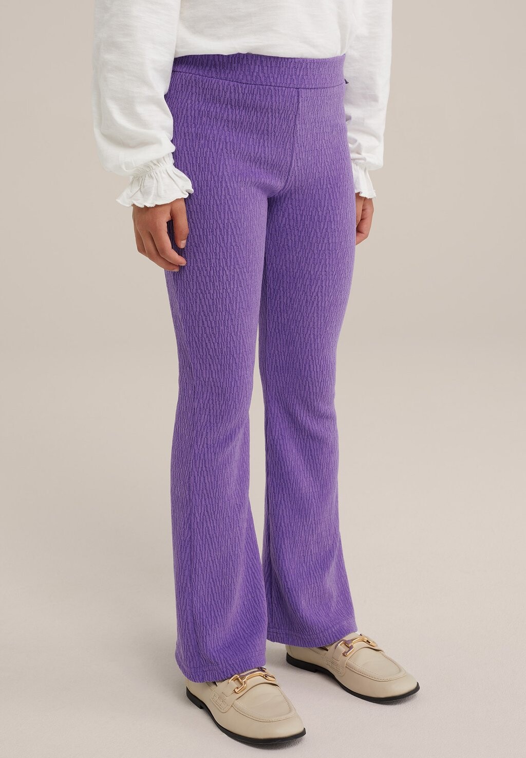 

Брюки Leggings WE Fashion, пестрая сирень