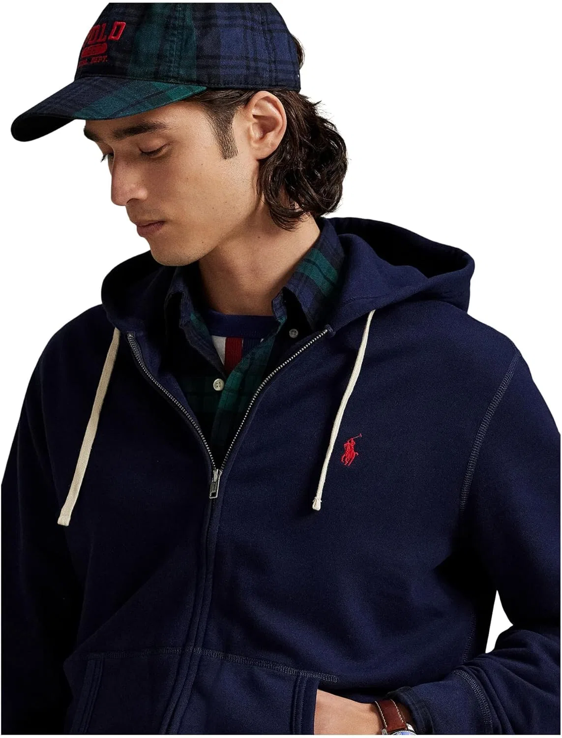 Худи Polo Ralph Lauren RL Fleece, цвет Cruise Navy — фото 3