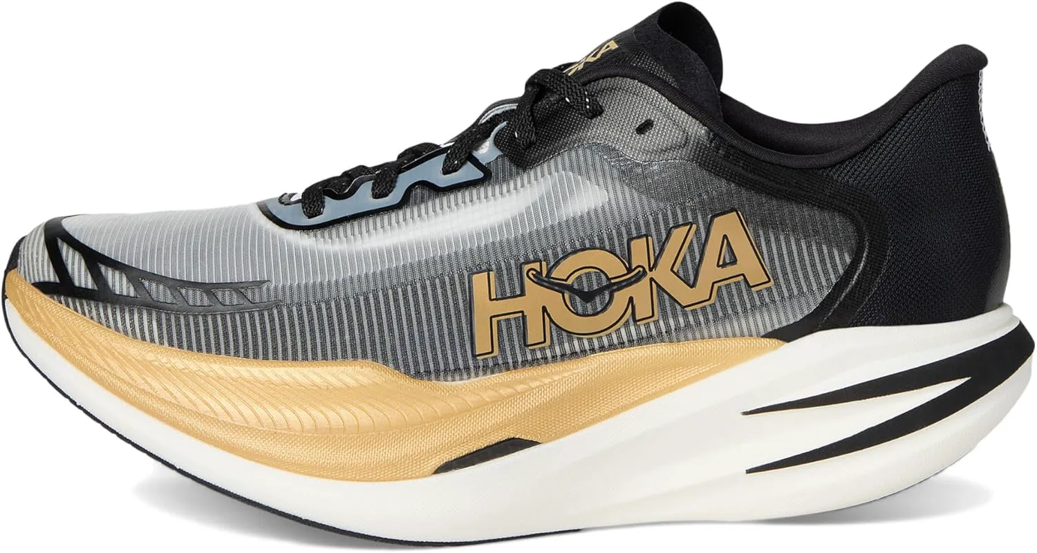 Кроссовки HOKA унисекс для взрослых Cielo X1 2.0, черный/золотой — фото 4
