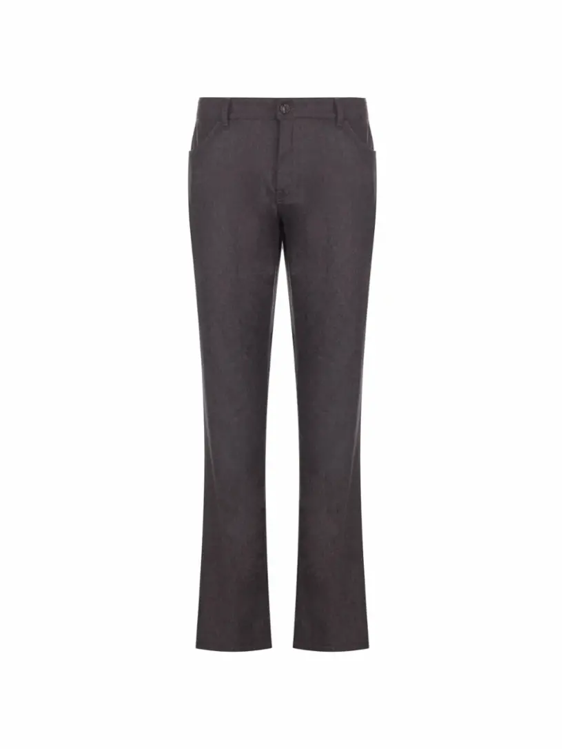 

Шерстяные зауженные брюки Pantaloni Torino, серый