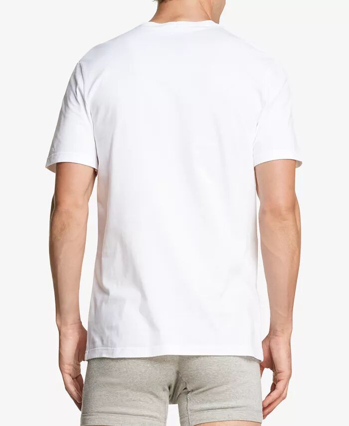 Мужские классические хлопковые майки, 3 шт Tommy Hilfiger, белый — фото 3