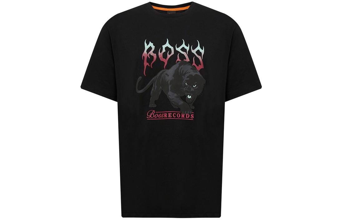 

Футболка мужская черная HUGO BOSS