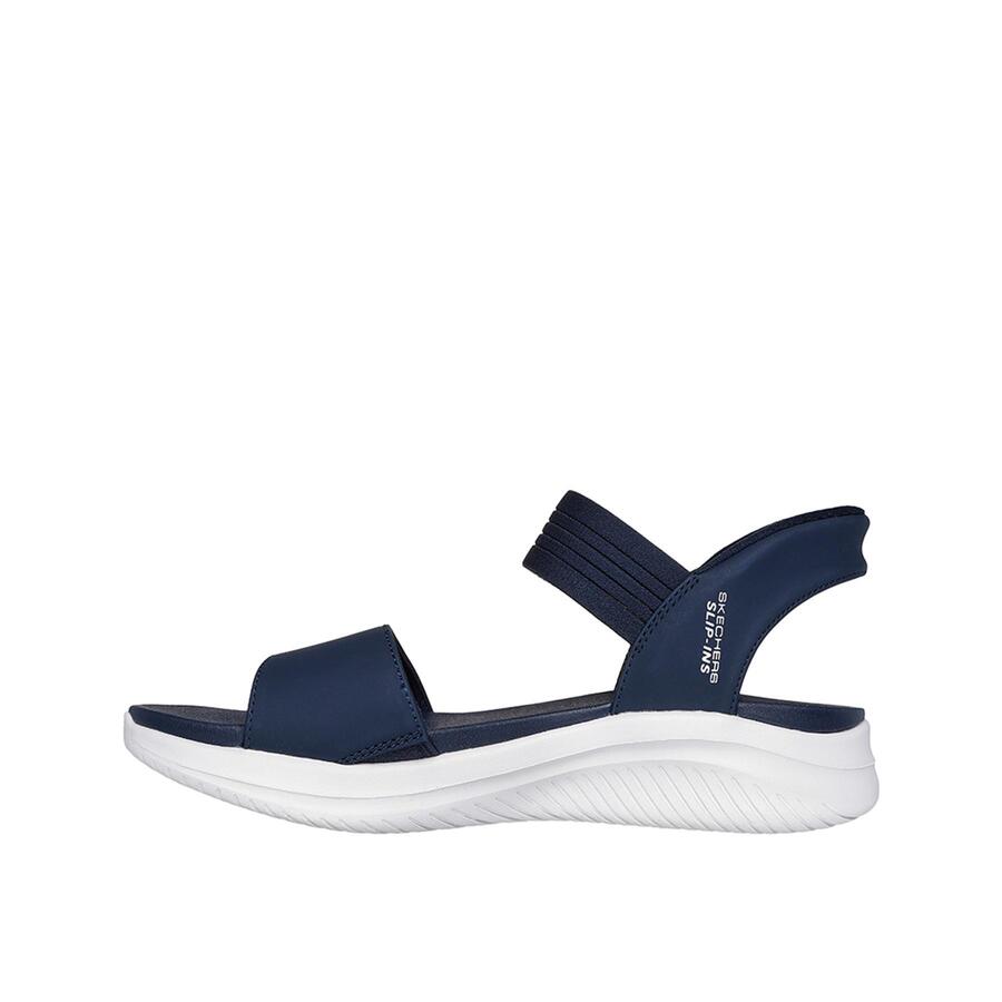 Сандалии женские Skechers Slip-ins Ultra Flex 3.0 Summerville СИНИЕ — фото 4