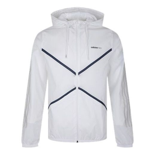 

Куртка adidas neo M Cs Wb Windproof Slim Fit Sports Jacket White, белый