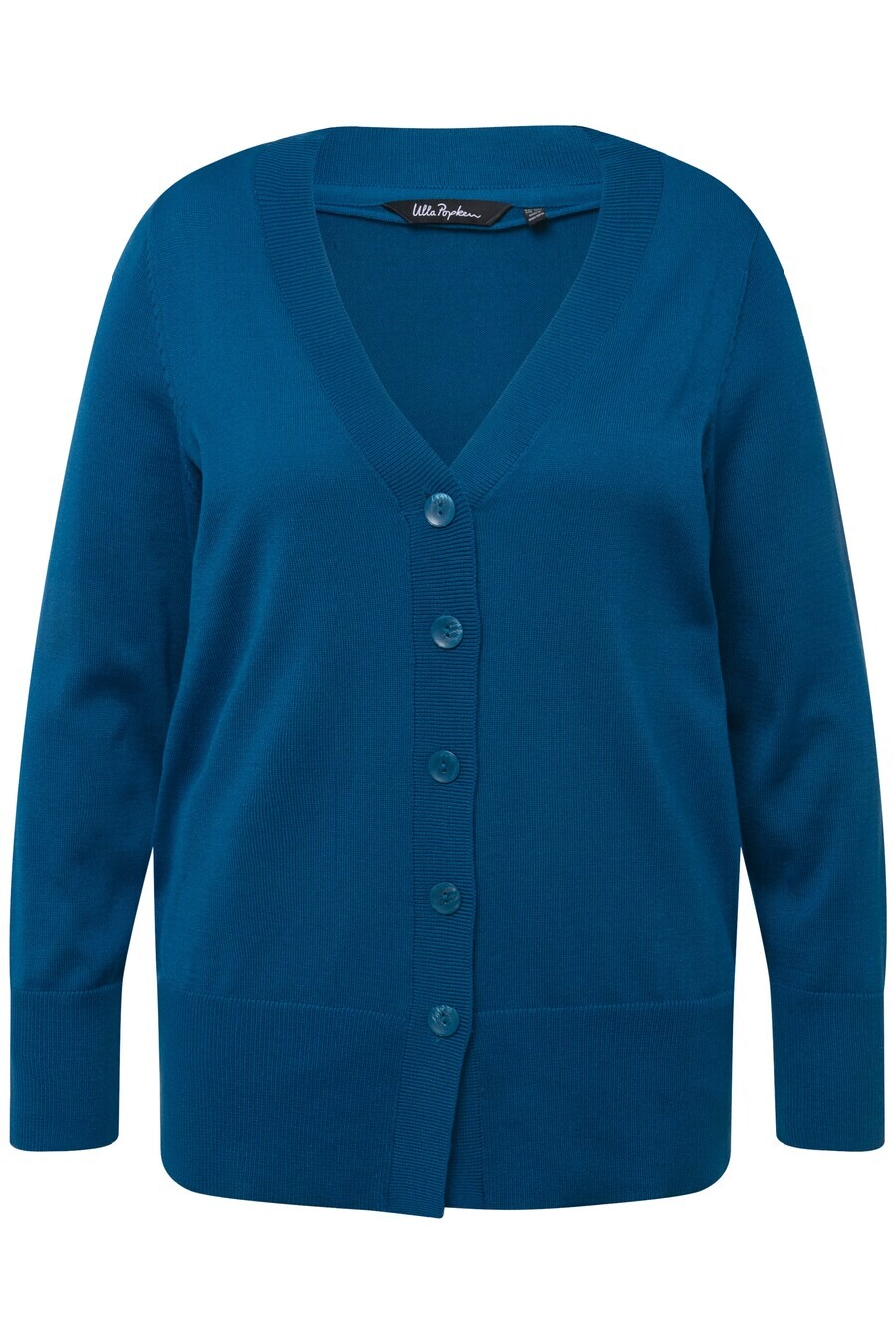 

Вязаный кардиган Ulla Popken Knit Cardigan, синий