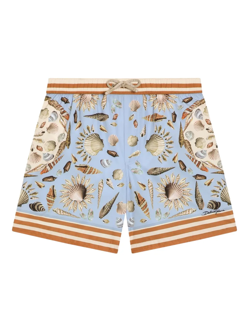 

Плавки-шорты с принтом Dolce & Gabbana Kids, синий