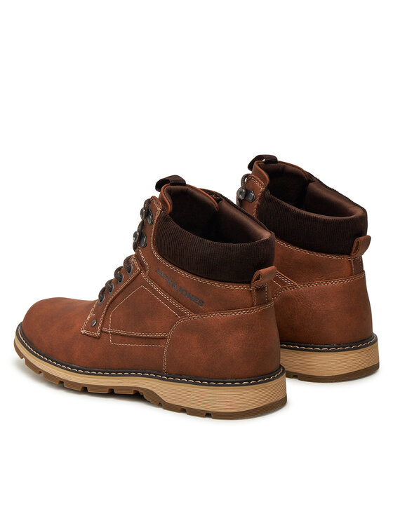Туфли на шнуровке Stratford 12257762 Jack&Jones, коричневый — фото 3