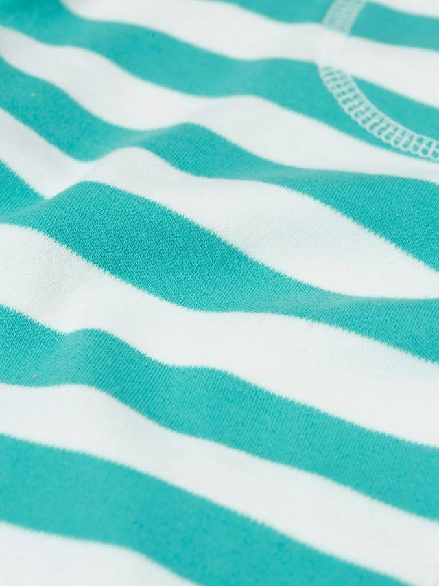 Детские солнечные шорты из органического хлопка Frugi, цвет Sea Moss Stripe — фото 3