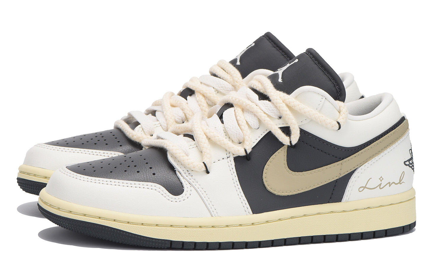 Jordan Air Jordan 1 Vintage Баскетбольные кроссовки унисекс, Brown — фото 3