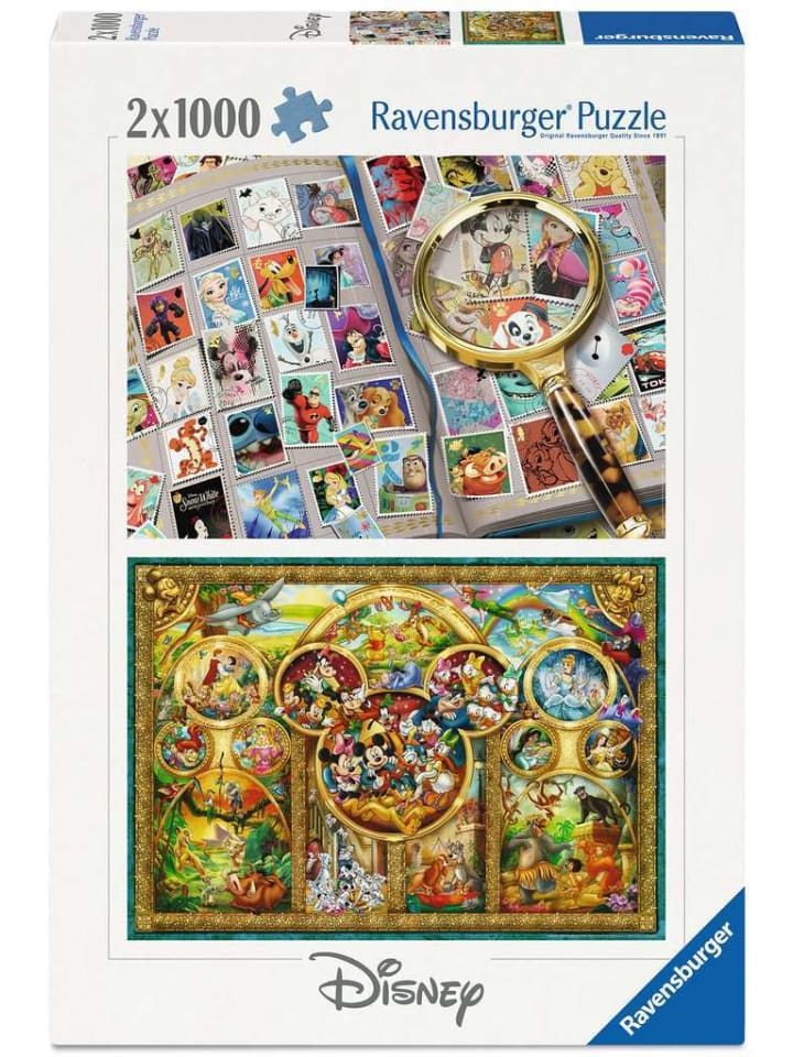 

Пазл Ravensburger из 1000 деталей: Волшебный мир Диснея в цвете