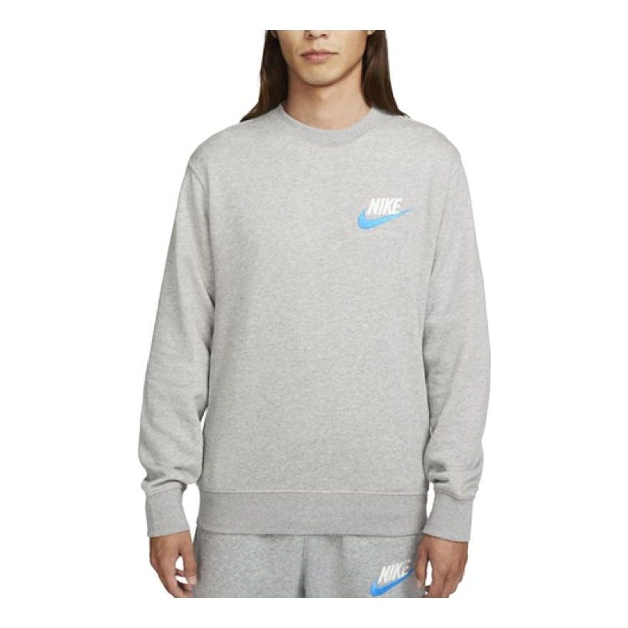 

Спортивная толстовка Nike Club French Terry Crew Sweatshirt (Asia Sizing) 'Dark Grey' FB7685-063, серый