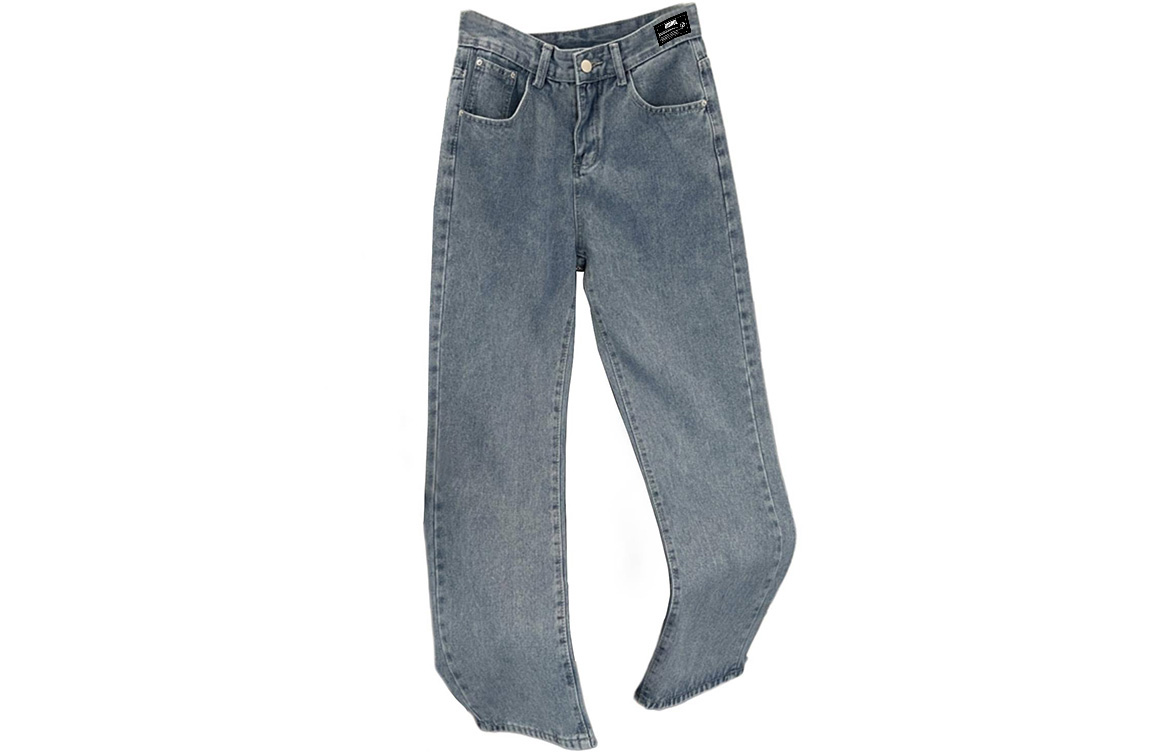 

Джинсы Unisex Moderate Straight Fit ZIAREL, светло-синий