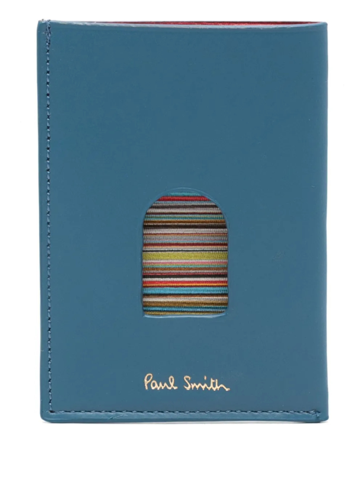 

Картхолдер с полосками Signature Stripe Paul Smith, синий