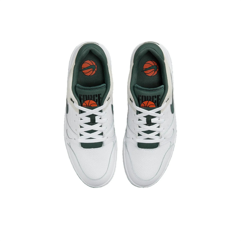 Низкие кроссовки Full Force для детей Nike, белый/зеленый — фото 2