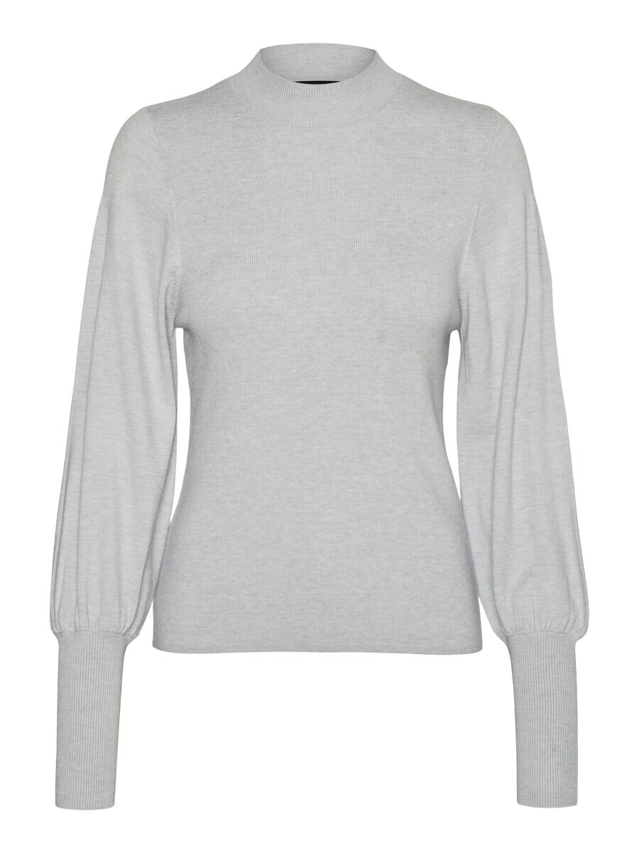 

Тонкий вязаный свитер VERO MODA Sweater Holly Karis, светло-серый