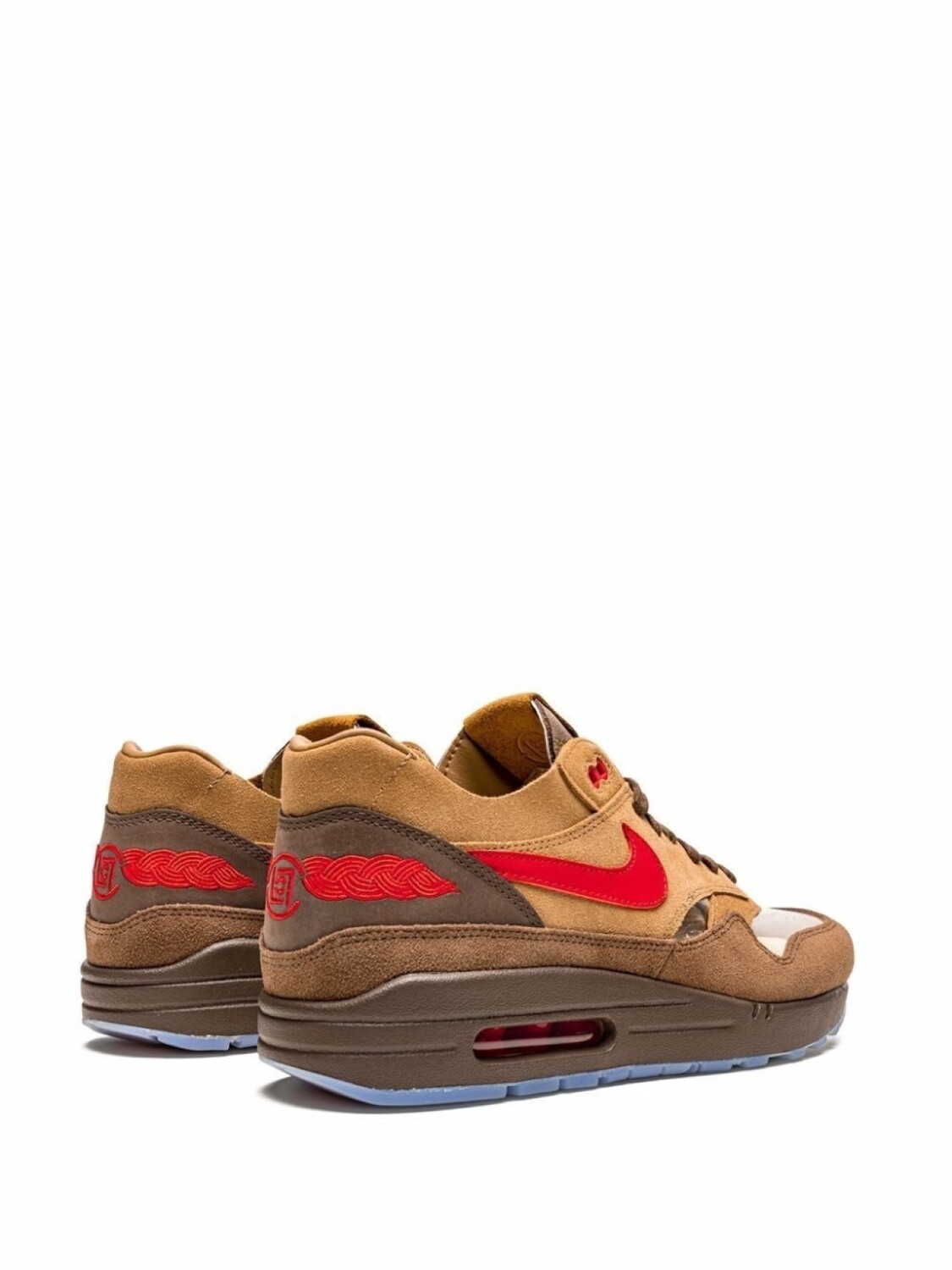 Кроссовки Air Max 1 со вставками Nike, коричневый — фото 3