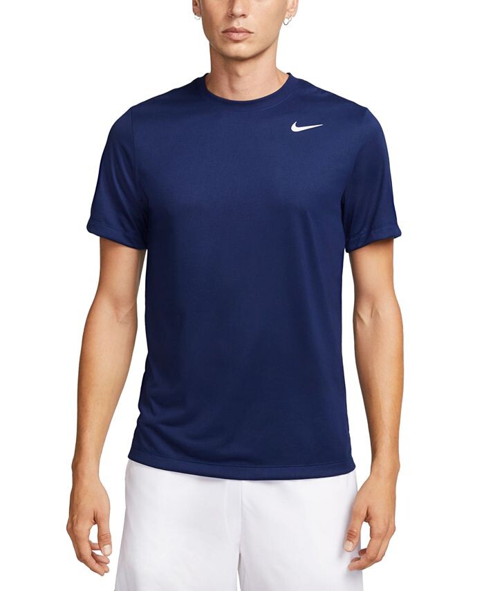 

Мужская футболка для фитнеса Dri-FIT Legend Nike, цвет Blue Void/white
