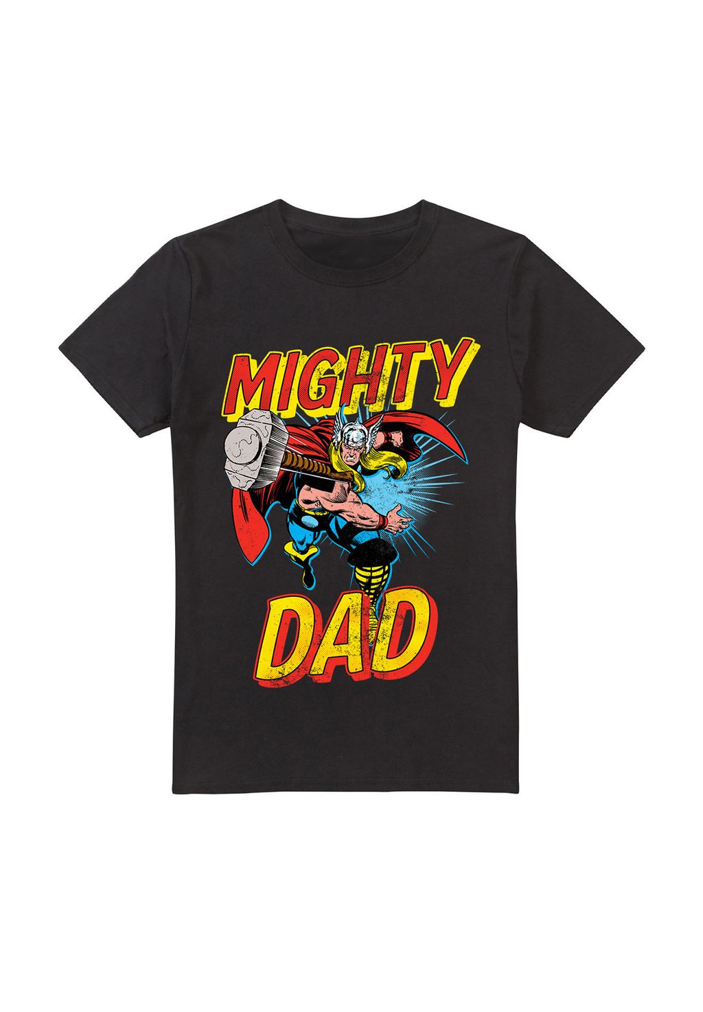 

Футболка с принтом THOR MIGHTY DAD Marvel, черный