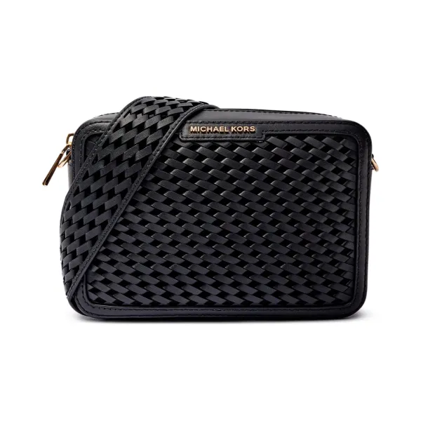 

Кожаная сумка-мессенджер Michael Kors, черный