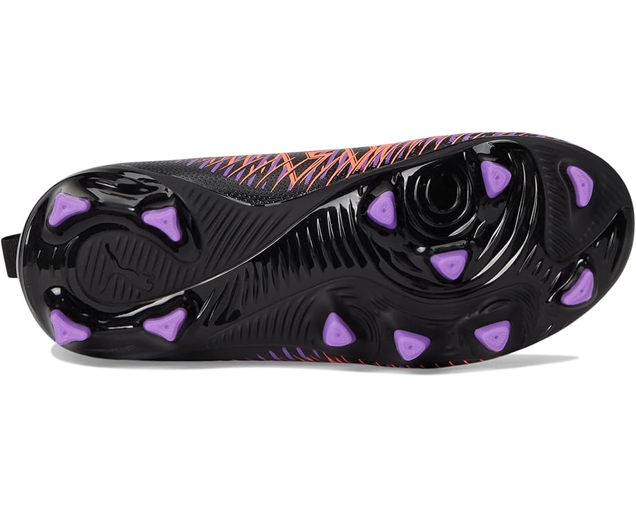 Кроссовки PUMA Kids Future 8 Play Firm Ground/Artificial Ground, цвет PUMA Black/PUMA White/Glowing Red — фото 3