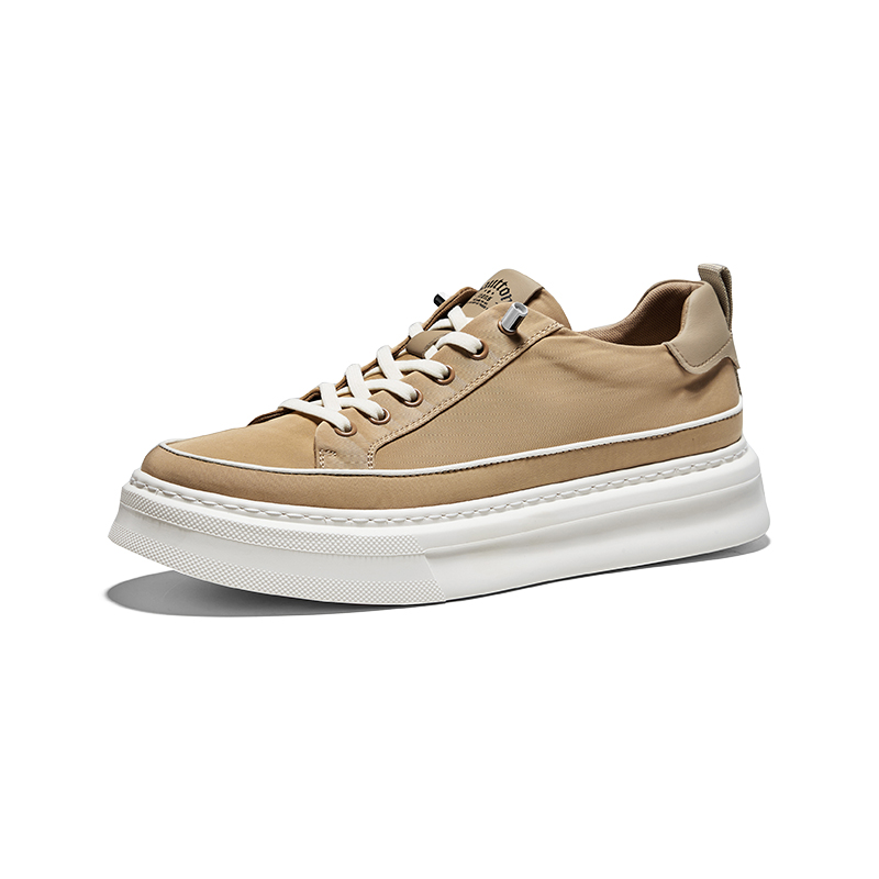 

Hautton Мужские низкие скейтерские кеды цвета хаки, цвет Khaki