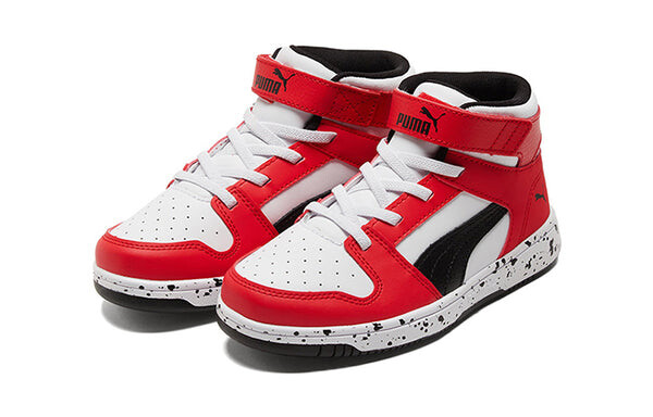 Кроссовки rebound layup 'speckled - high risk red' Puma, красный — фото 3