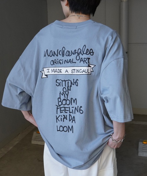 

Футболка унисекс оверсайз с принтом и вышивкой Mark Gonzales