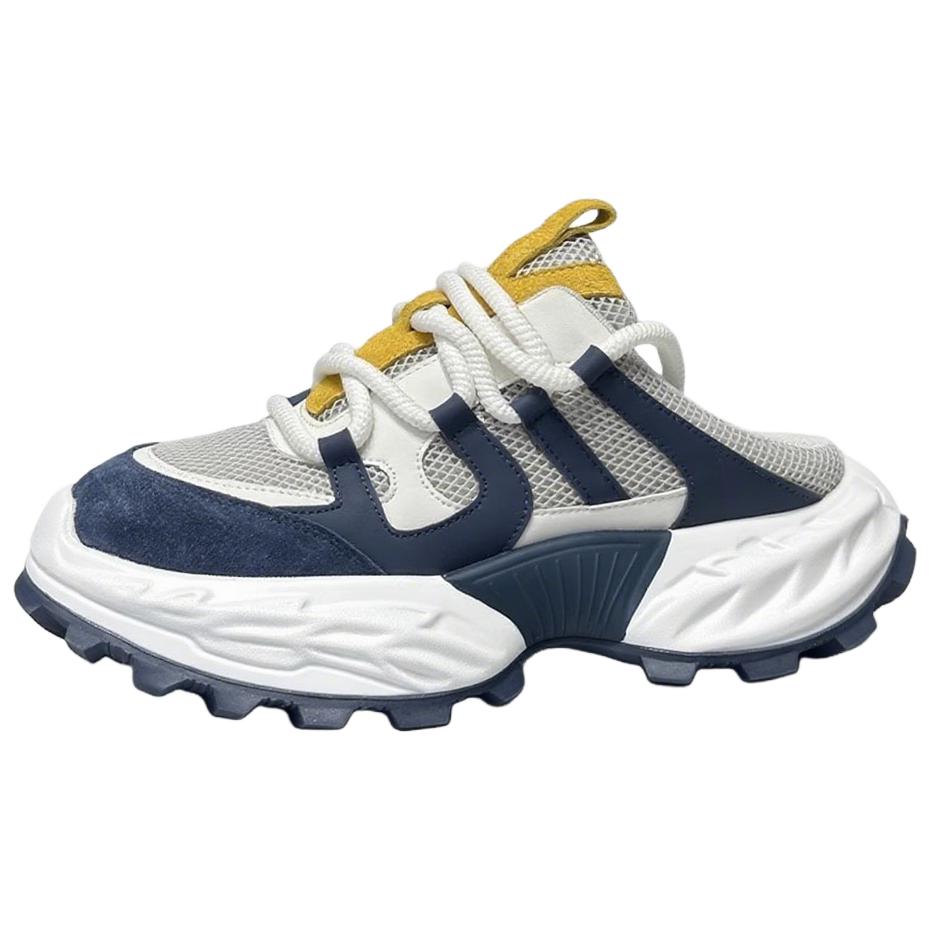 

Green feet Мужские синие тапочки с закрытым носком, устойчивые к запаху и быстросохнущие, цвет Blue