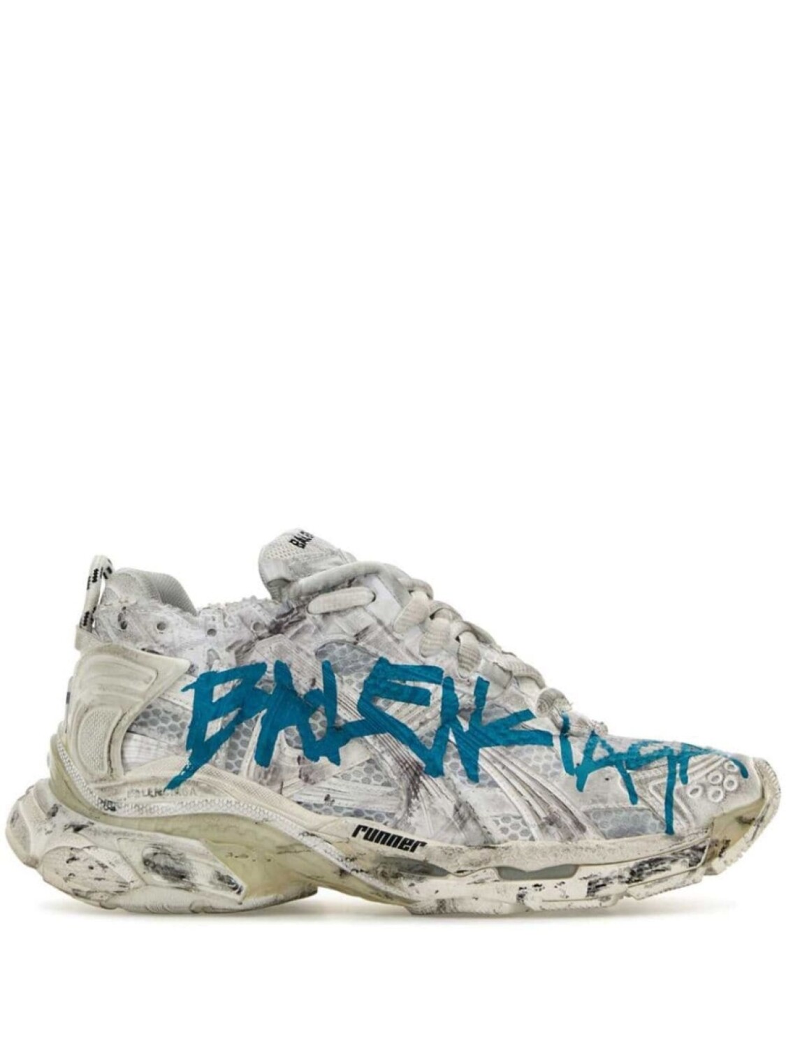 

Balenciaga кроссовки Runner Graffiti, белый