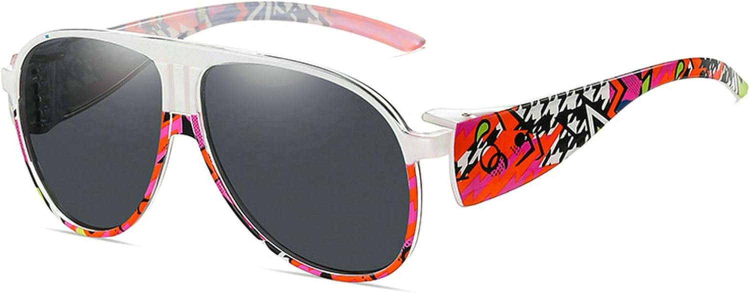 

Солнцезащитные очки-пилот для женщин, поляризованные солнцезащитные очки, стильные большие солнцезащитные очки, защитные очки для мужчин, круглые очки для вождения mincl, Light Pink