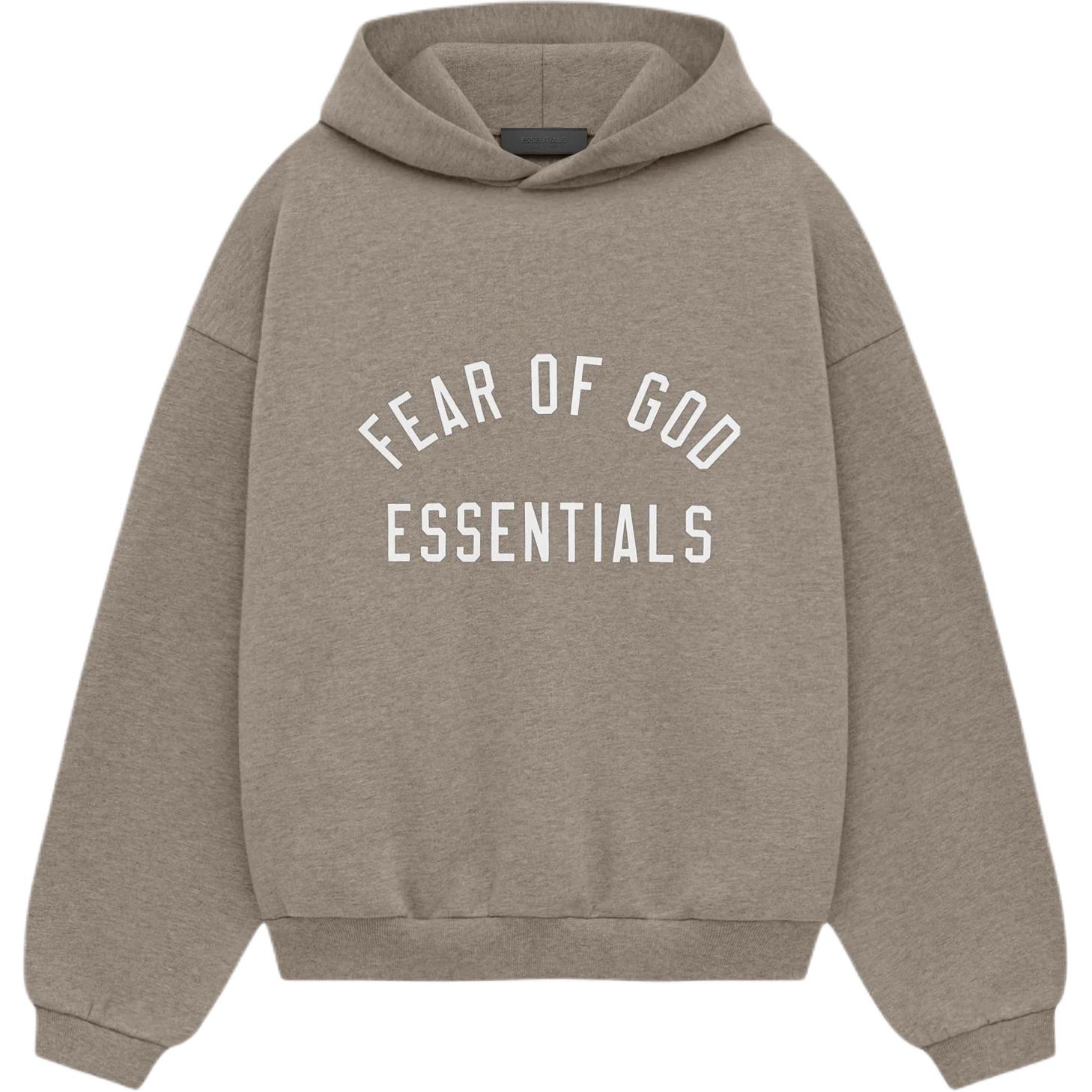 Fear Of God Essentials Детская толстовка темно-серого/светло-серого цвета — фото 3