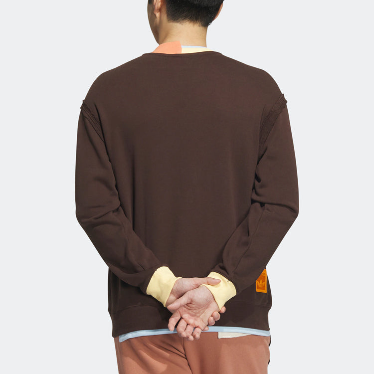 Худи adidas originals x Melting Sadness HY7251, коричневый — фото 3