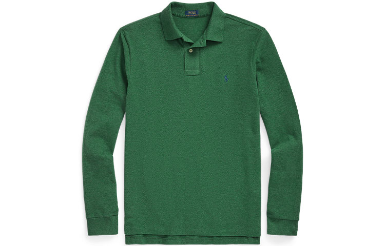 Поло зелёное мужское SS23 Polo Ralph Lauren, зеленый — фото 3