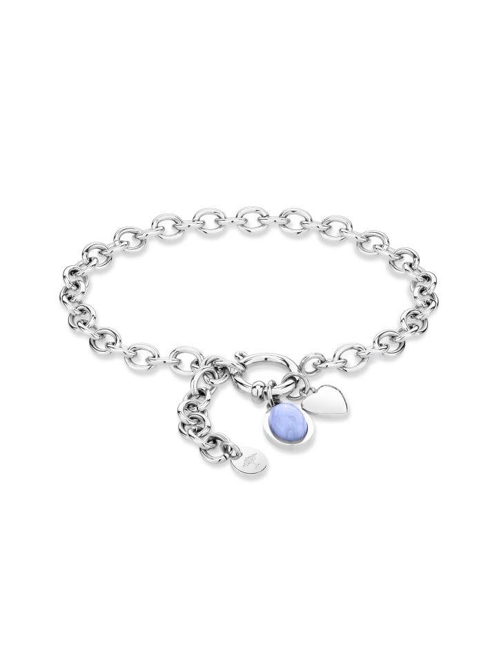 

FYNCH-HATTON Браслет в форме сердца и кабошона из серебра