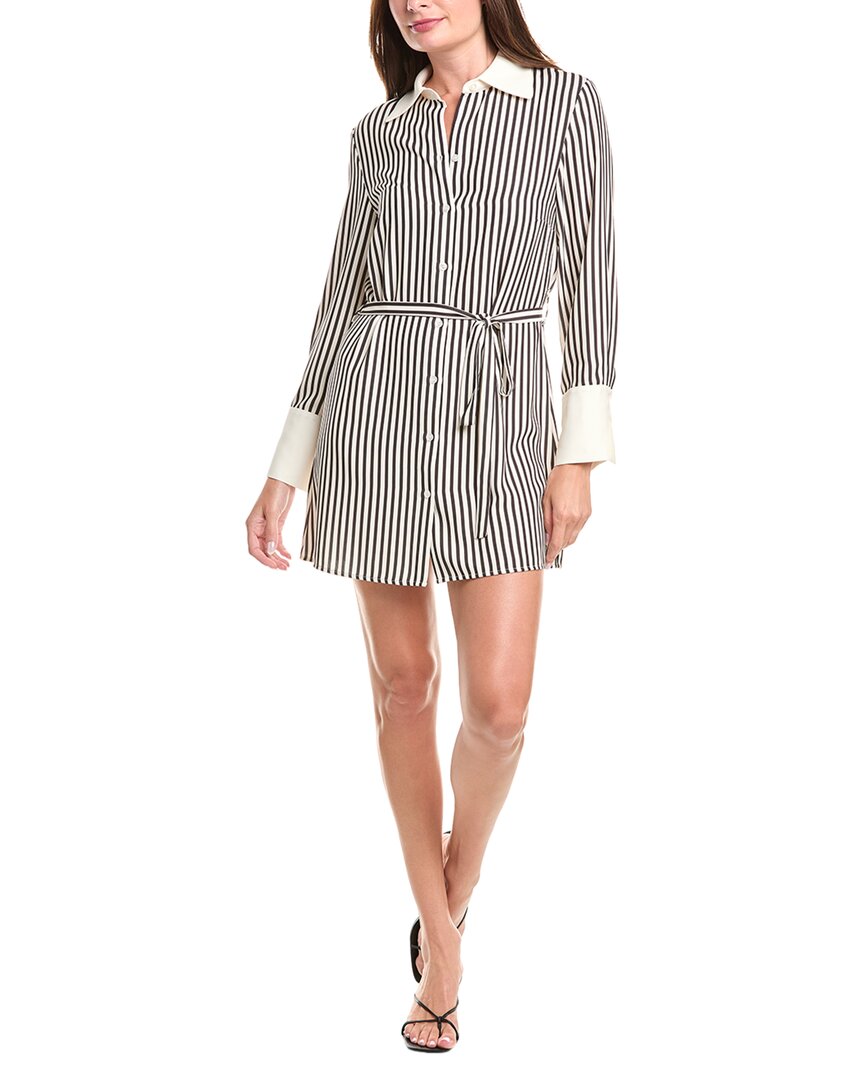 

Koko + Mason Striped Shirtdress, черный