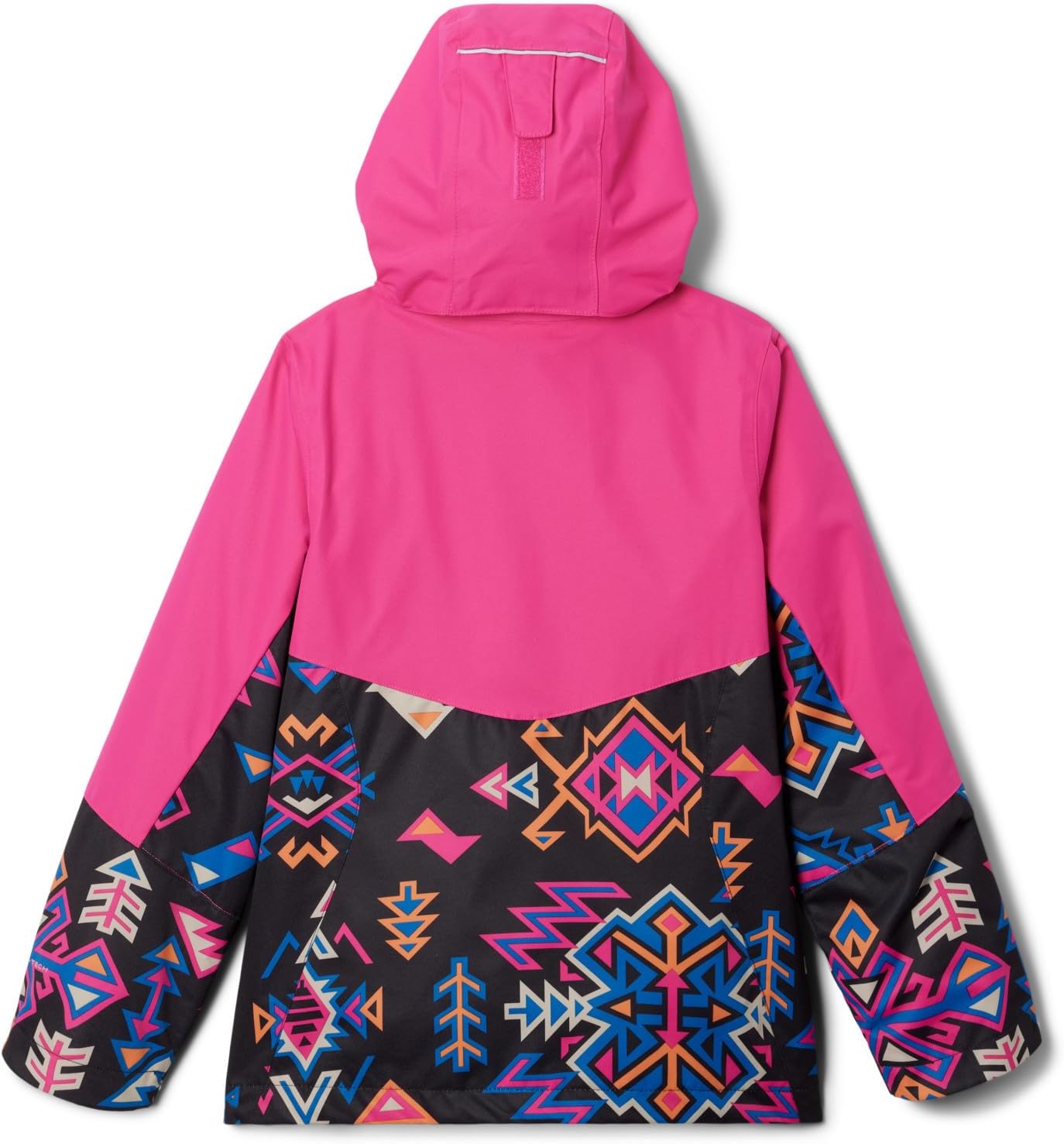 Columbia детская куртка Bugaboo II Fleece Interchange, Black Woven Nature, Fuchsia Fizz — фото 2