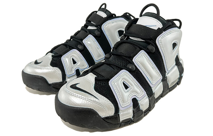 Женские баскетбольные кроссовки Nike Air More Uptempo Vintage, Silver — фото 2