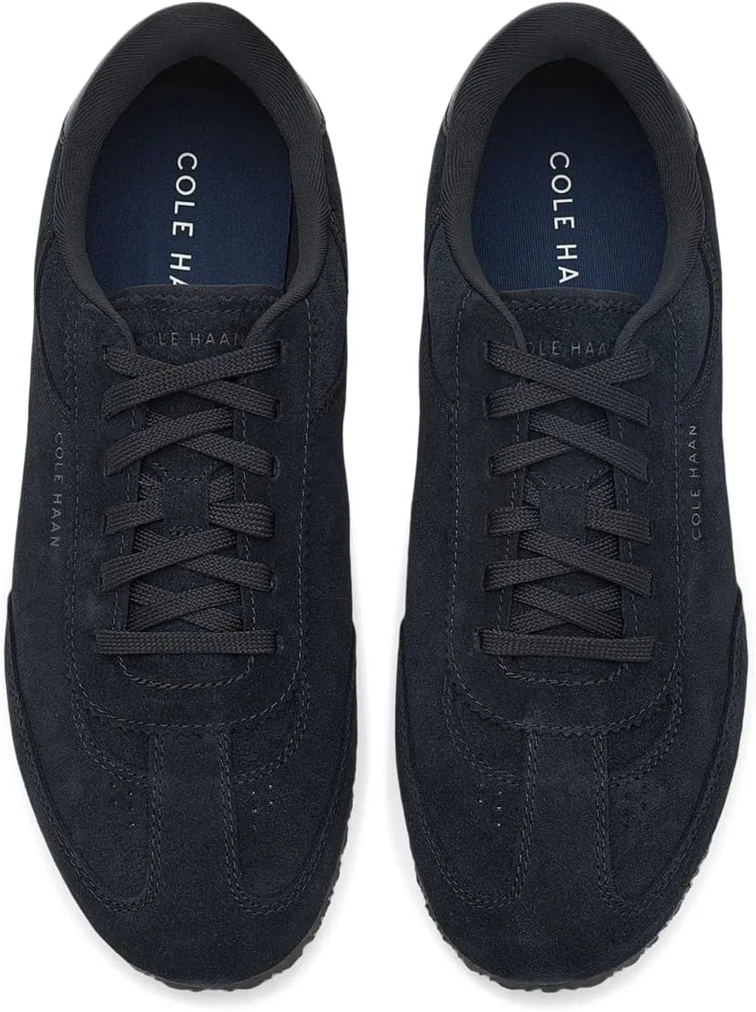 Кроссовки Cole Haan Grand Crosscourt Men's Slimstride, Black, Black, Suede, Ivory — фото 2