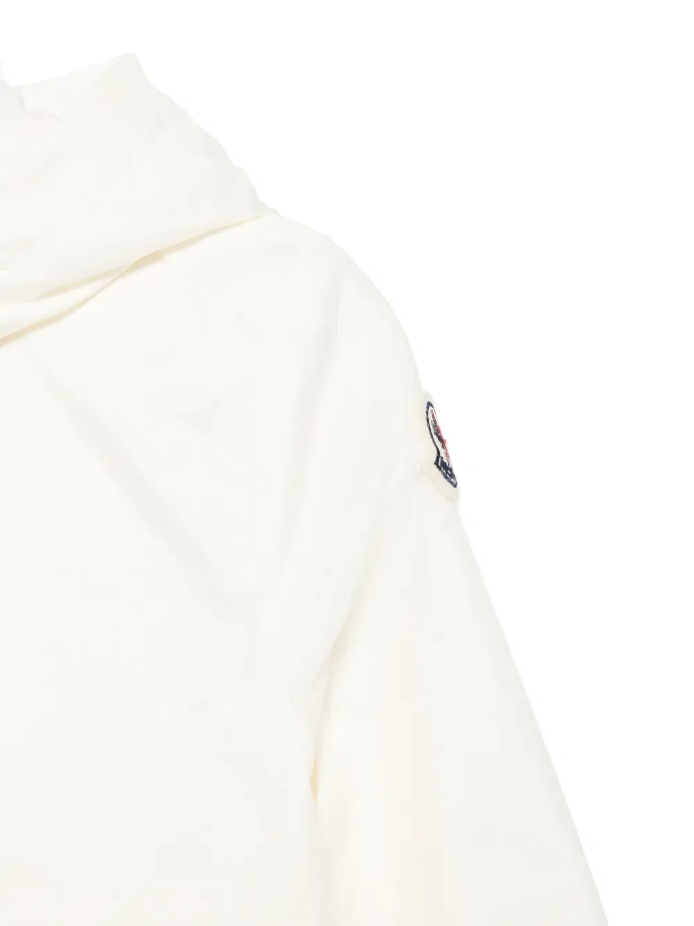 Куртка с капюшоном на молнии Moncler Enfant, бежевый — фото 3